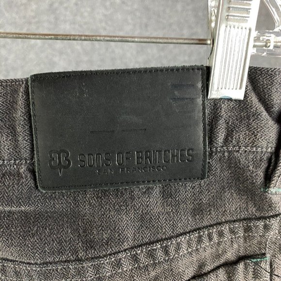 Betabrand Jeans Men's 30x30 Gray Straight Leg 100% Cotton Adults - Picture 10 of 12